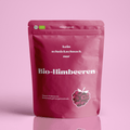 Ganze gefriergetrocknete Bio-Himbeeren – 100 % Frucht, knusprig, fruchtig-sauer, reich an Vitaminen und Antioxidantien, ideal für Müsli, Joghurt und Snacks